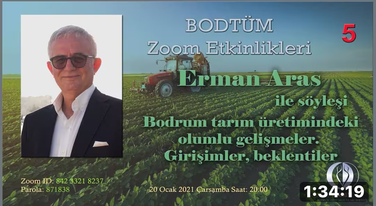 Erman Aras ‘Bodrum Tarım Üretimindeki Olumlu Gelişmeler’